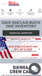 Mobile Screenshot of davesinclairbuickgmc.com